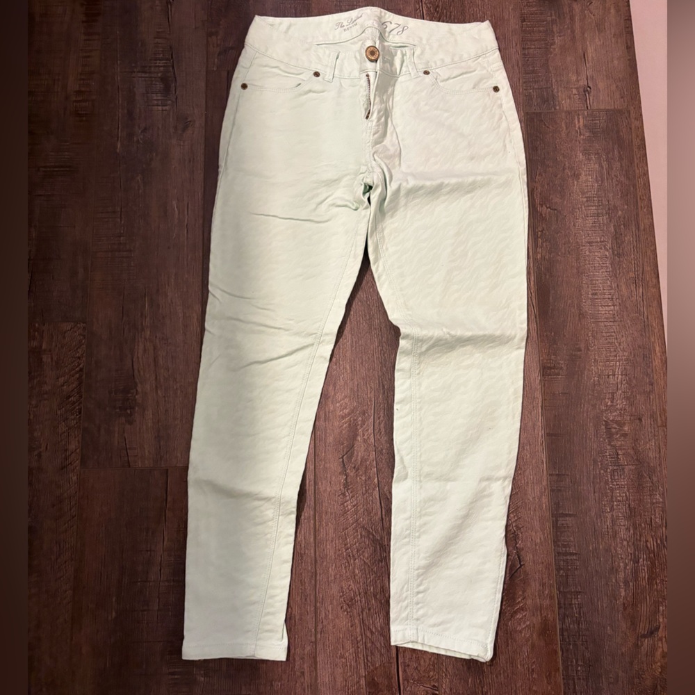 Mint Colored Jeans